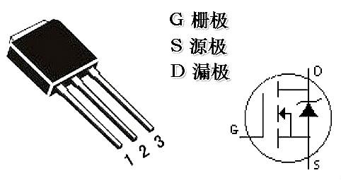 場(chǎng)效應(yīng)管管腳圖接線圖