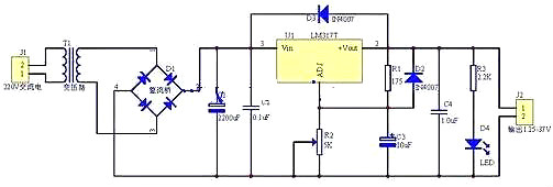 簡(jiǎn)單直流降壓電路圖