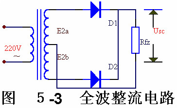 電子電路圖，整流二極管的作用,整流電路