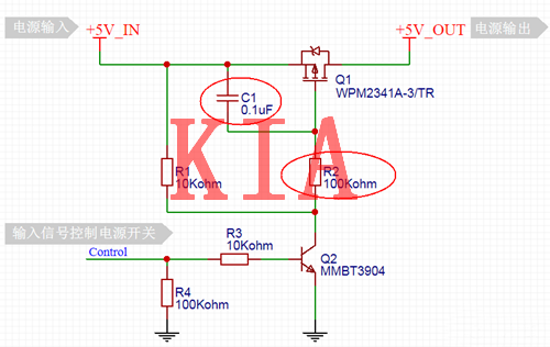 軟開啟，MOS管，電源開關(guān)電路