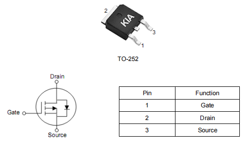電機(jī)驅(qū)動(dòng)mos管,KIA35P10AD場效應(yīng)管參數(shù),TO-252-KIA MOS管