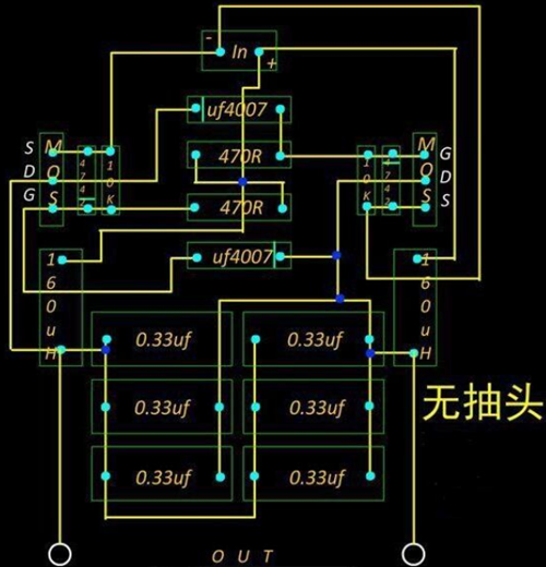 無抽頭ZVS電路原理,zvs電路圖工作原理-KIA MOS管